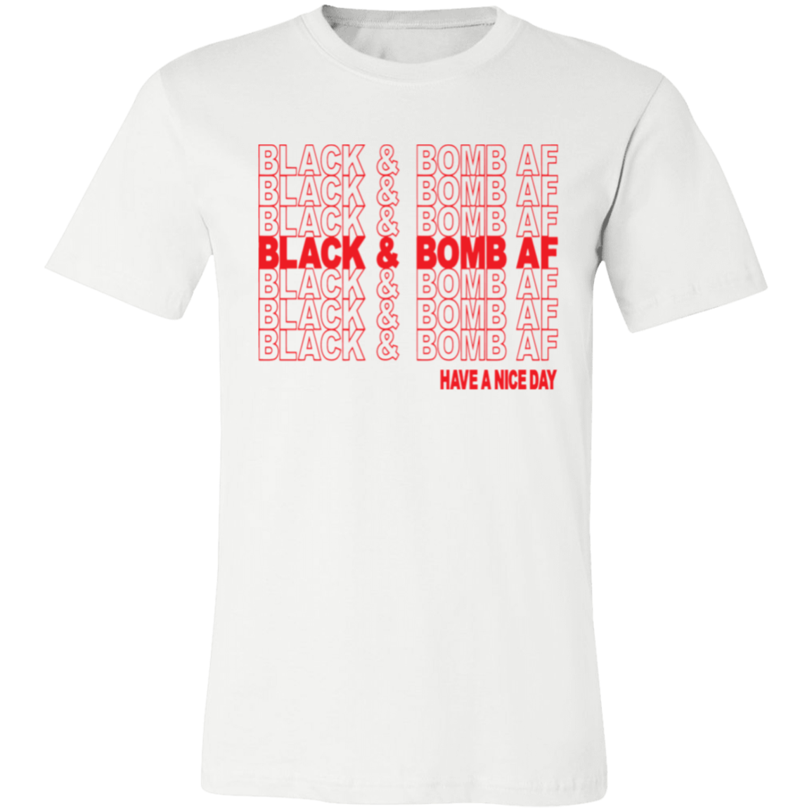 Black & Bomb AF - Statement Tee & Hoodie