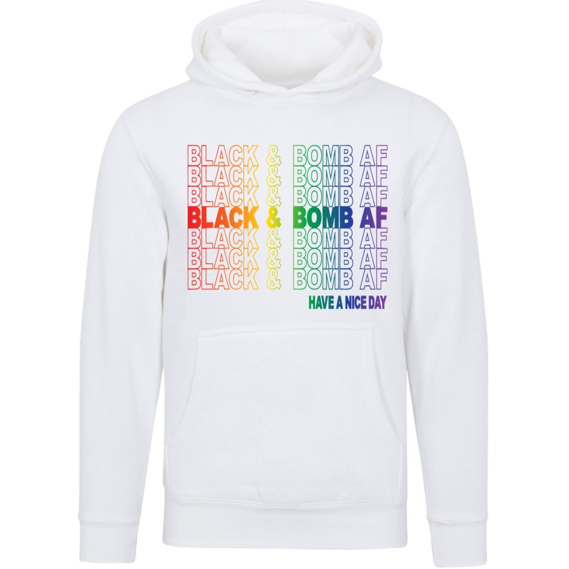 Black & Bomb AF - Statement Tee & Hoodie