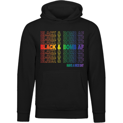 Black & Bomb AF - Statement Tee & Hoodie