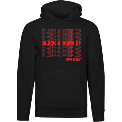 Black & Bomb AF - Statement Tee & Hoodie